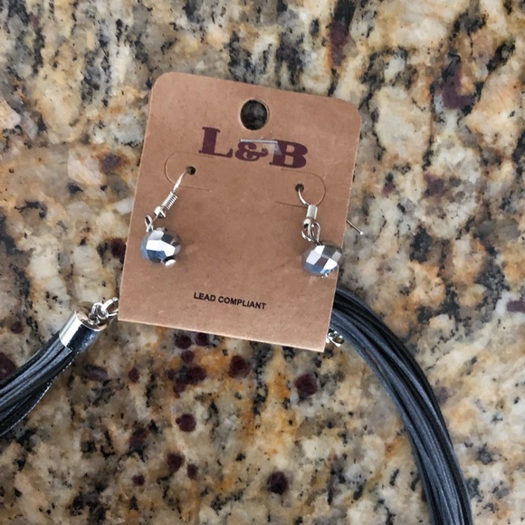 L&B Necklace and Earrings - Picture 3 of 3